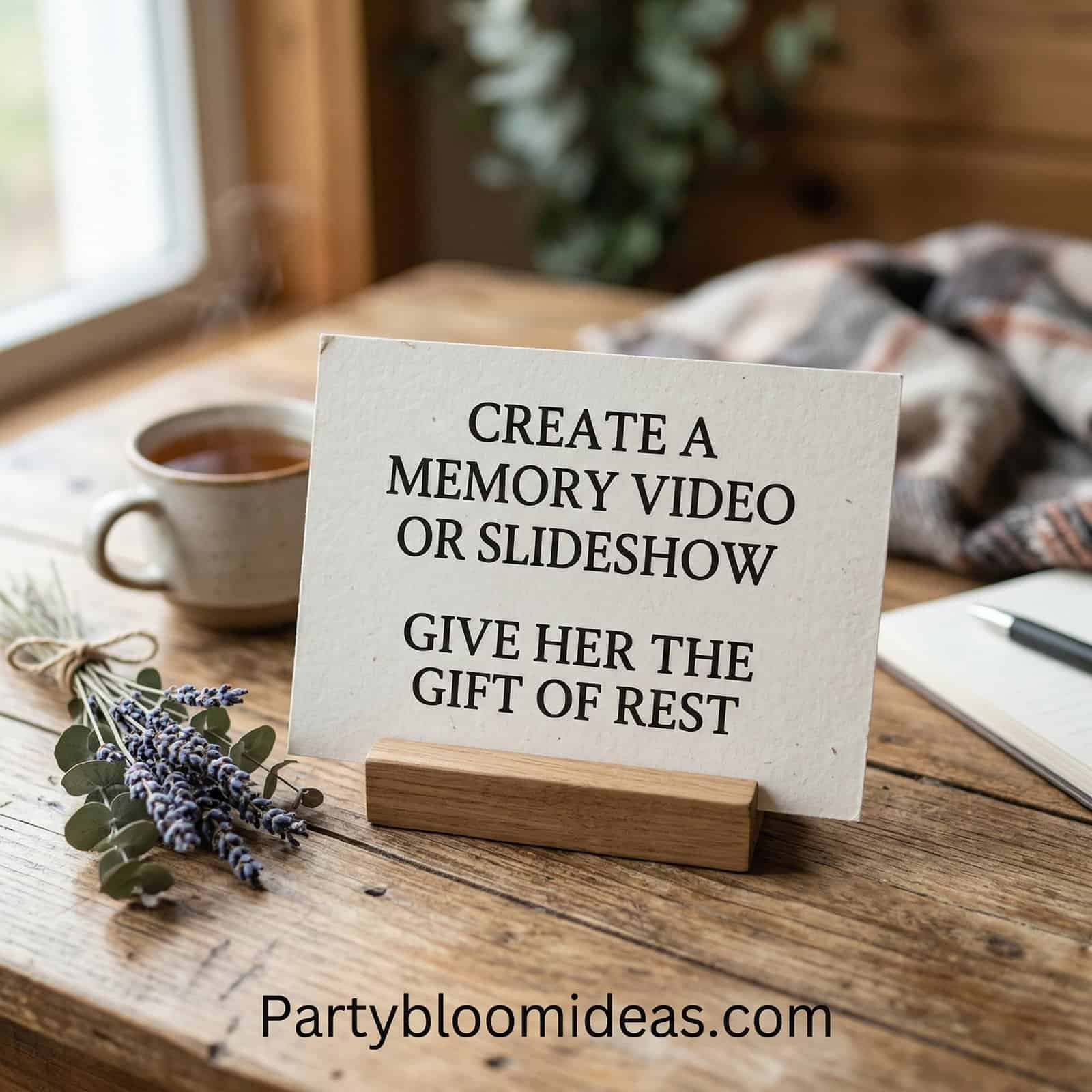 Creative Mother’s Day message sign with inspiring quotes for celebration ideas.