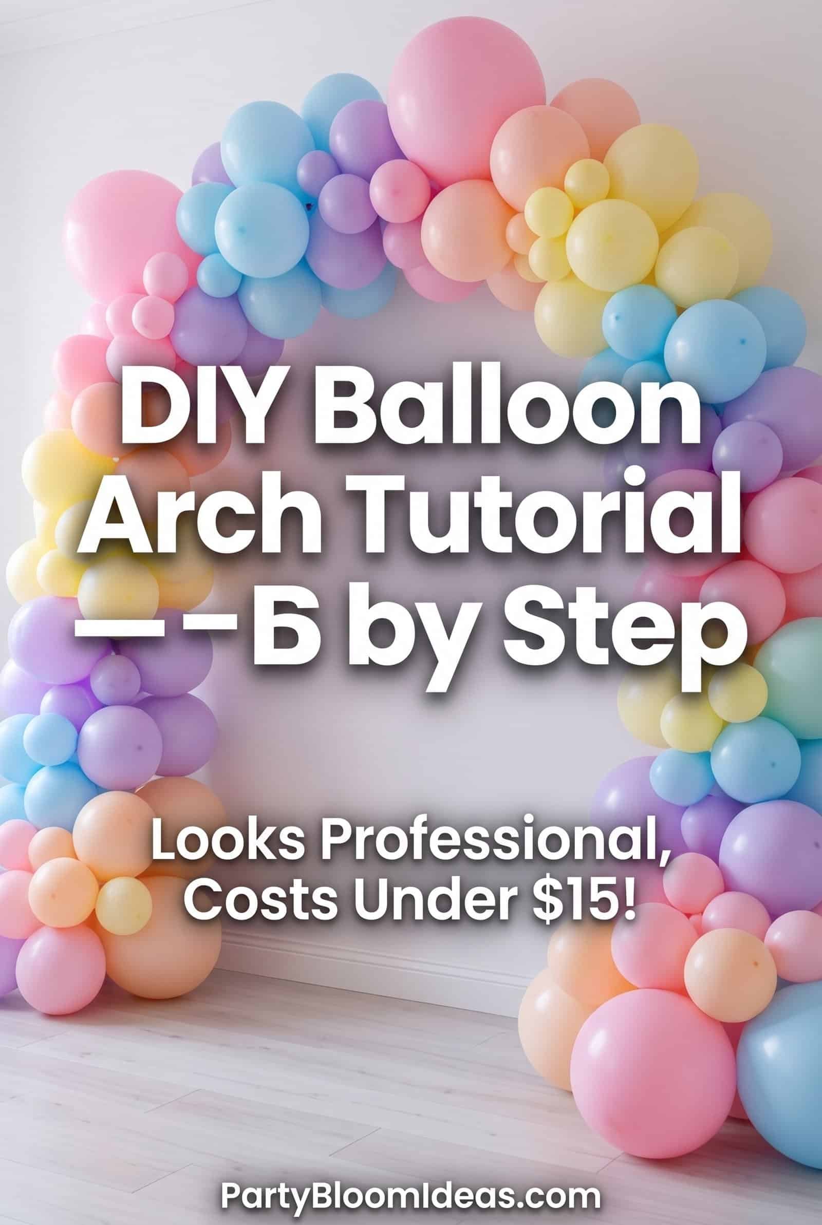 DIY Balloon Arch Tutorial - Step-by-Step Guide.