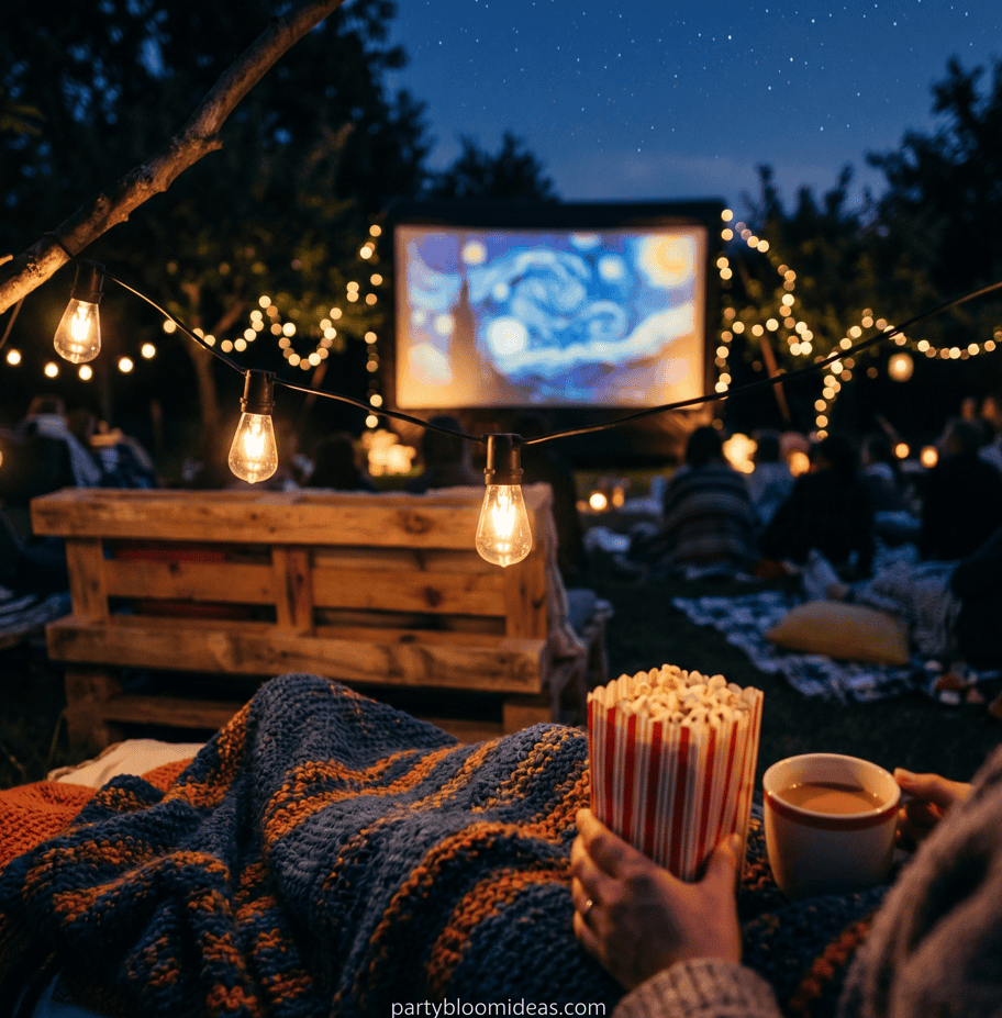 Enjoy a relaxing summer evening watching a film under the stars with friends and family.