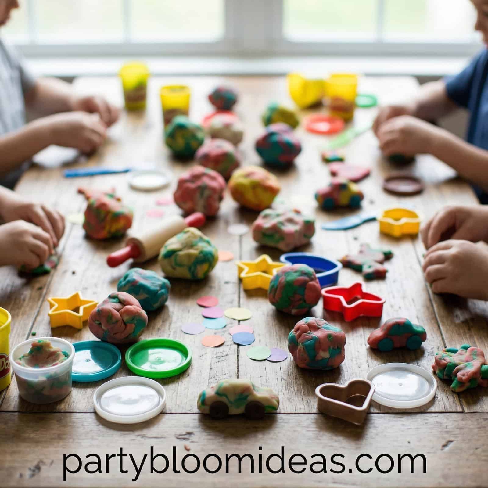 Play Dough Activities for 4-Year-Olds Birthday Games.