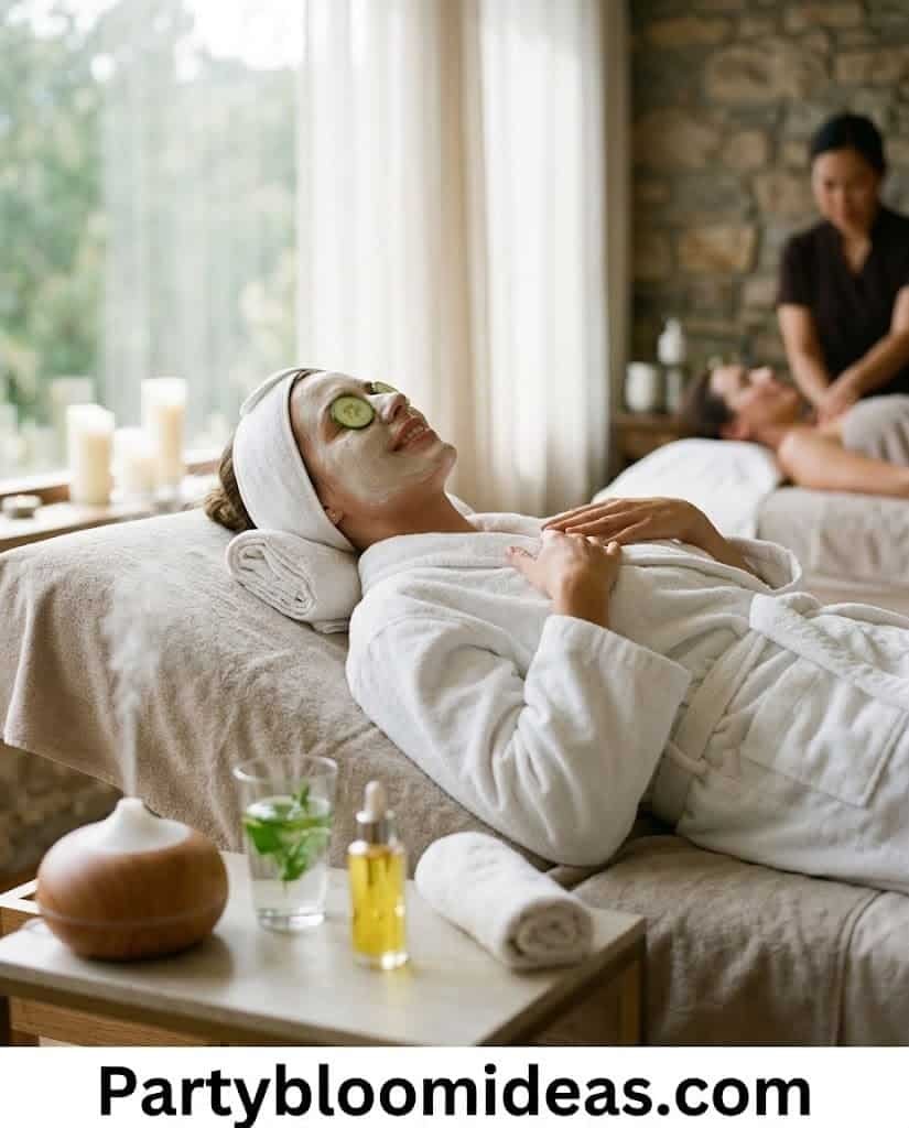 Relaxing spa treatment for Father's Day celebration.