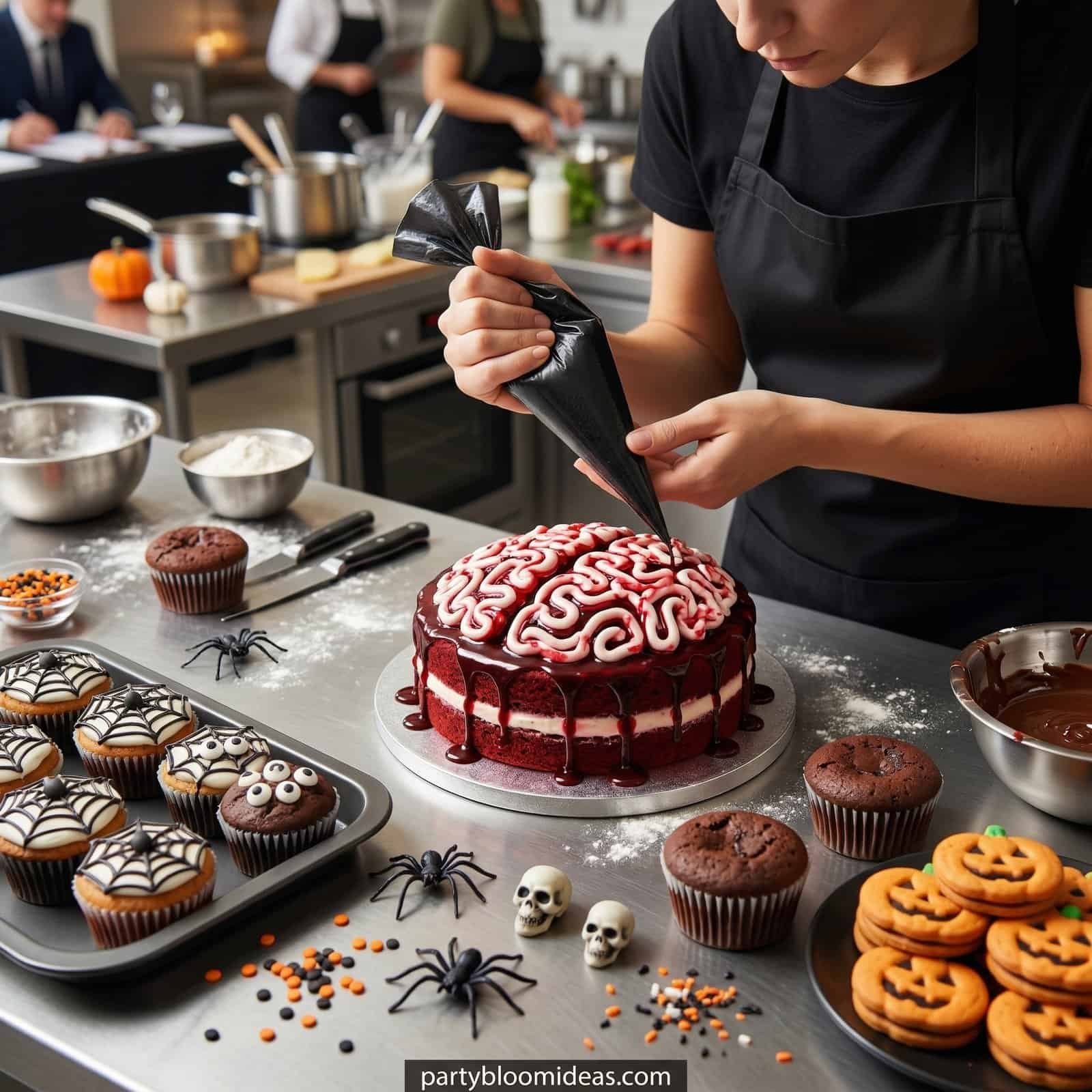 Spooky Halloween cake decorating competition