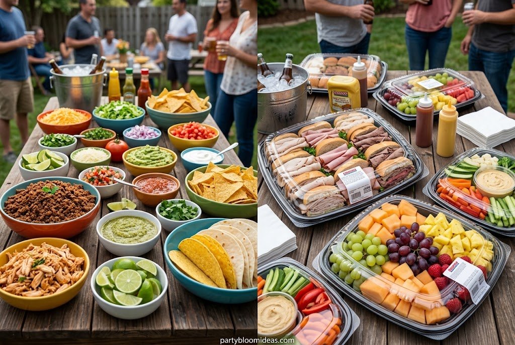 Bruschetta bar easy party food idea