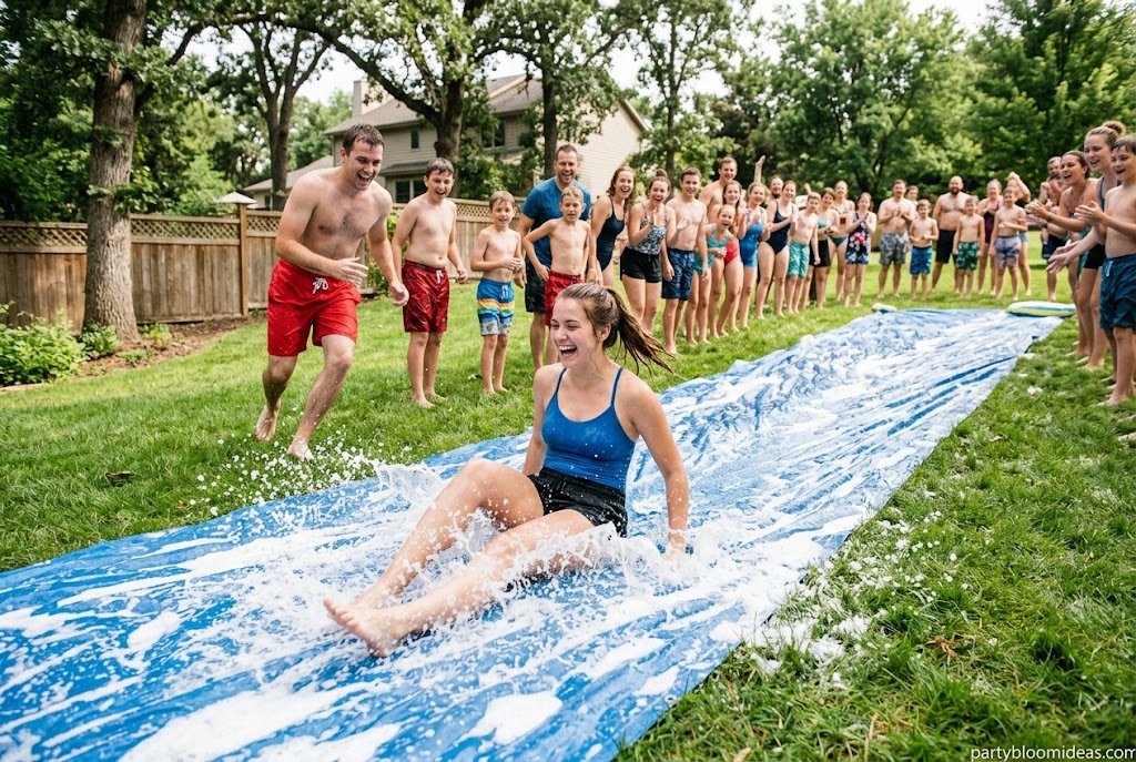 Water gun battle game for summer parties Best Outdoor Party Games for Large Groups
