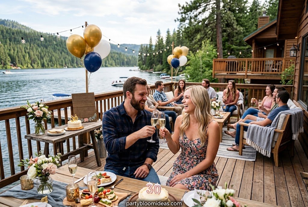 Cozy cabin getaway for a memorable 30th birthday weekend celebration.