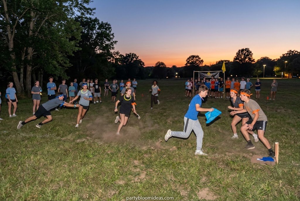 Capture the flag game for large outdoor groups