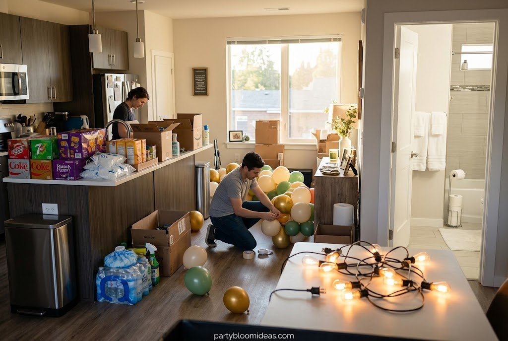 Shopping for party decorations and confirming RSVPs with a complete party planning checklist