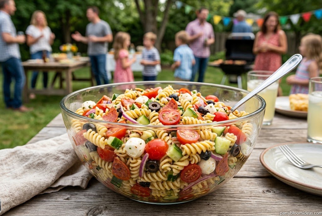 Easy pasta salad for a party