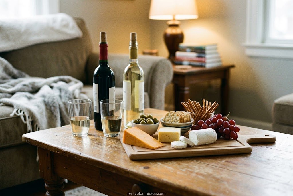 Regional wine and cheese pairing featuring French, Italian, and Spanish wines with matching cheeses.